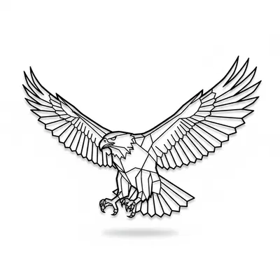 Trang Trí Tường Đại Bàng 3D Hiện Đại - In 3D Dễ Dàng