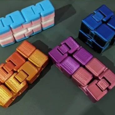 Khối Lập Phương Vô Tận Fidget - Đồ Chơi Giải Tỏa Căng Thẳng