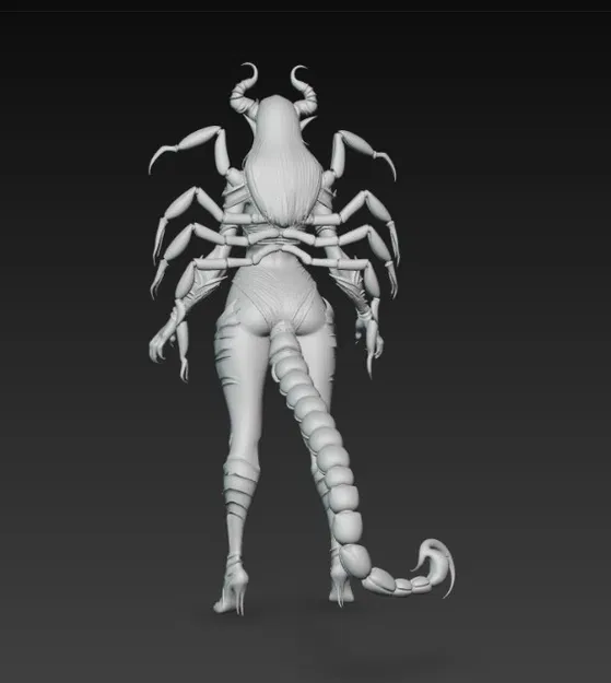 Mô Hình 3D Người Đàn Bà Bọ Cạp Quyến Rũ - Độc Đáo & Bí Ẩn - Image 2