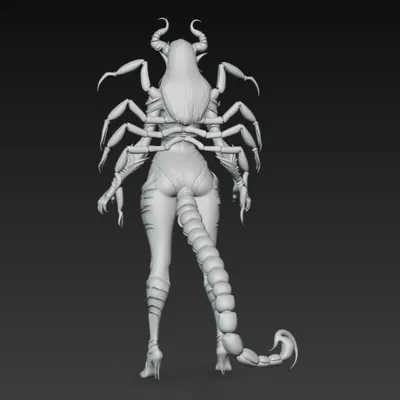 Mô Hình 3D Người Đàn Bà Bọ Cạp Quyến Rũ - Độc Đáo & Bí Ẩn