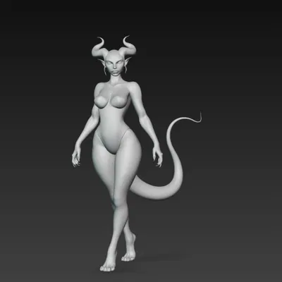 Mô Hình Nữ Quỷ Rắn 3D Độc Đáo Cho Bộ Sưu Tập