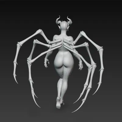 Mô Hình 3D Nữ Quỷ Nhện Độc Đáo Cho Bộ Sưu Tập