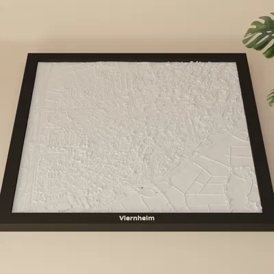 Viernheim, Đức - Mô hình 3D thu nhỏ