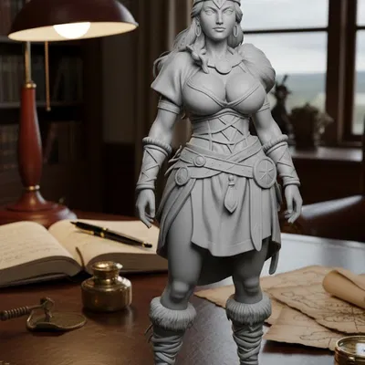 Mô Hình Nữ Chiến Binh Viking Dũng Mãnh & Gợi Cảm