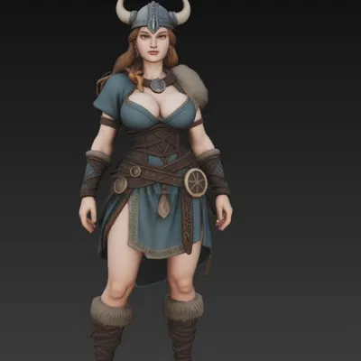 Mô Hình Nữ Chiến Binh Viking Dũng Mãnh & Gợi Cảm