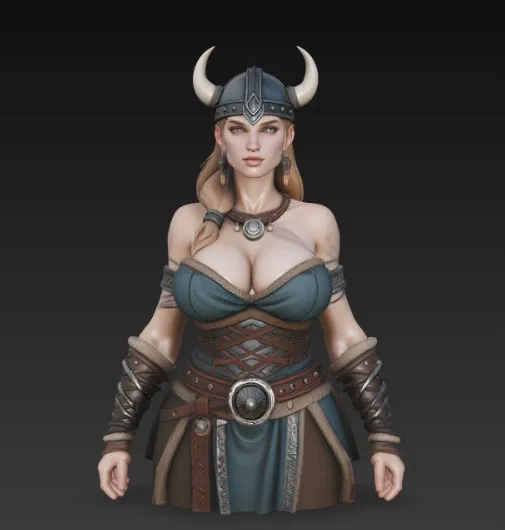Tượng Valkyrie - Nữ Chiến Binh Viking Đẹp Mắt - Image 3