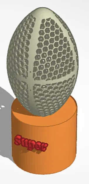 Mô Hình Cúp "Super Bowl" In 3D - Vinh Danh Nhà Vô Địch Bóng Bầu Dục - Image 1