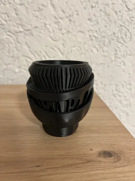 Modular Planter – Chậu modular 2 phần kèm dĩa lót - Image 1