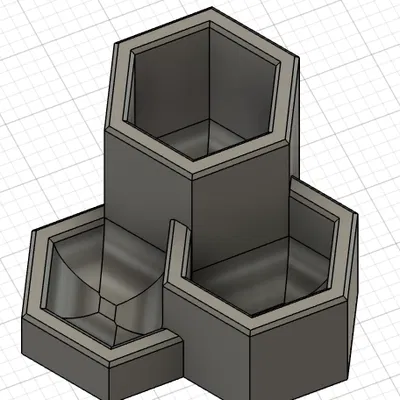 Khuôn đúc chậu cây lục giác (Hexagon Planter Mold)