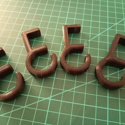 Kẹp giữ dây cáp kẹp bàn đơn giản