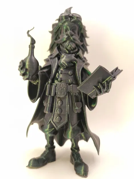 Tượng Nhà Giả Kim Steampunk (Steampunk Alchemist Figure) - Image 3