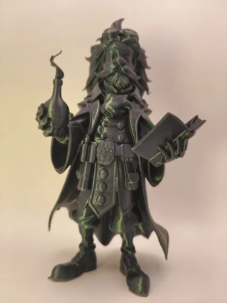 Tượng Nhà Giả Kim Steampunk (Steampunk Alchemist Figure) - Image 4