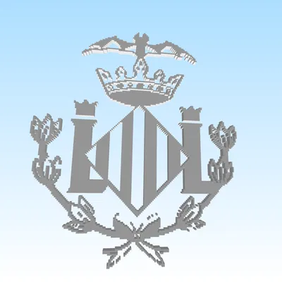 Mô Hình 3D Biểu Tượng Tòa Thị Chính Valencia