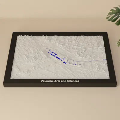 Valencia, Arts and Sciences (Tây Ban Nha) - Mô hình thu nhỏ 3D