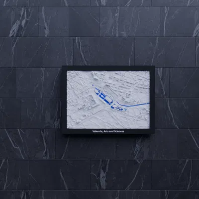 Valencia, Arts and Sciences (Tây Ban Nha) - Mô hình thu nhỏ 3D