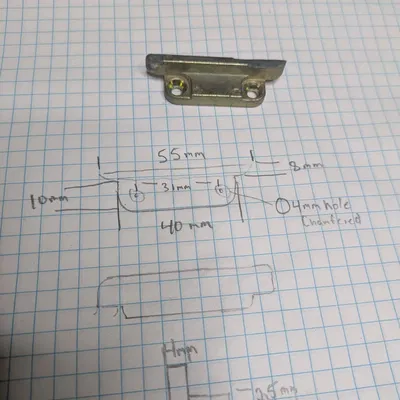 Tấm khóa (Locking Plate) cho cửa Tilt & Slide kiểu châu Âu