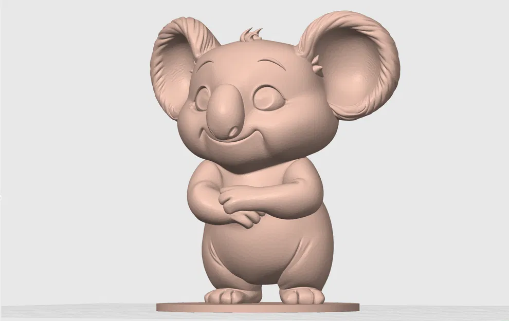 Mô Hình Koala 3D Dễ Thương - Trang Trí Độc Đáo - Image 1