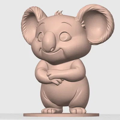 Mô Hình Koala 3D Dễ Thương - Trang Trí Độc Đáo
