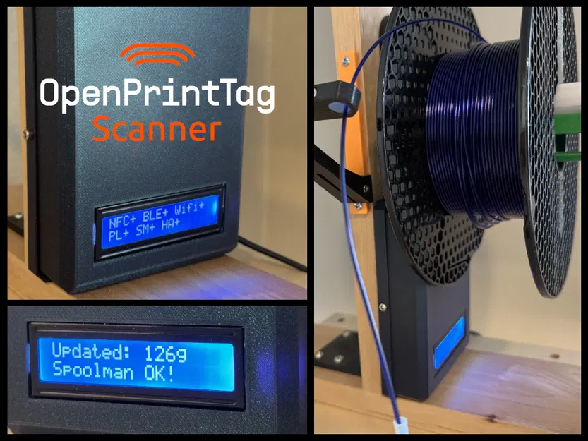 OpenPrintTag Scanner – Máy quét spool NFC tương thích OpenPrintTag - Image 1