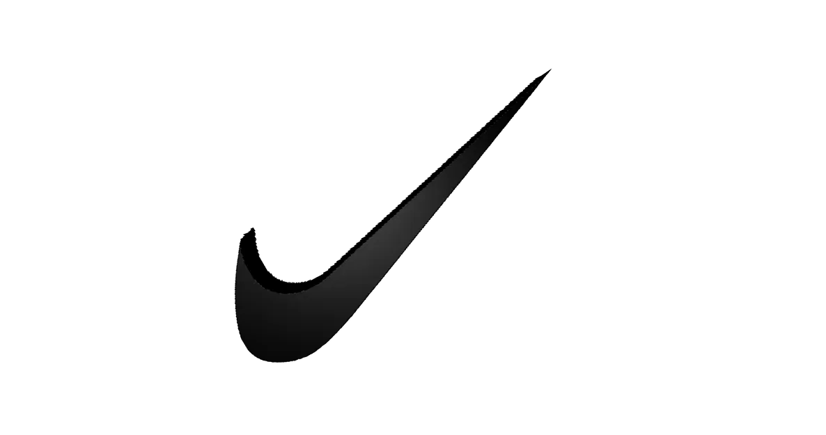 Logo "Swoosh" Nike 3D - Trang trí độc đáo - Image 1