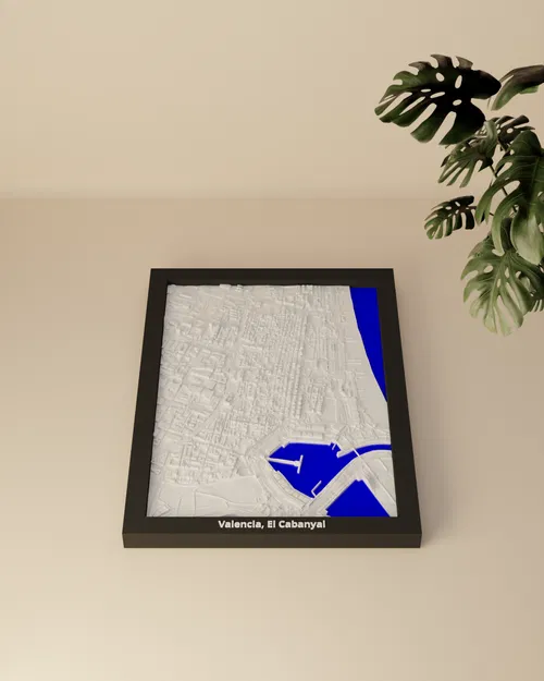 Valencia, El Cabanyal, Tây Ban Nha - Mô hình 3D thu nhỏ - Image 2