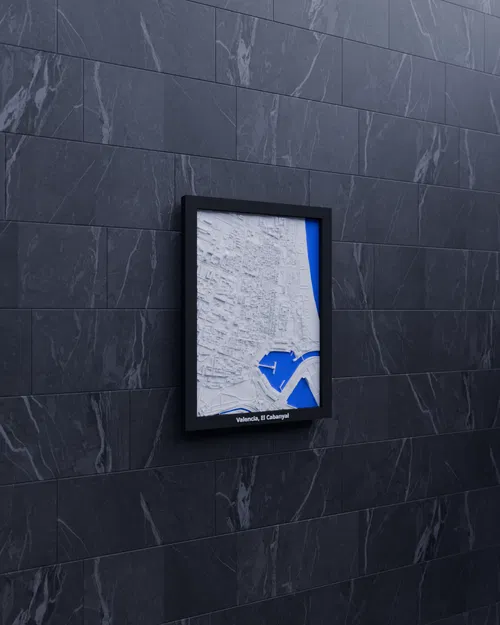 Valencia, El Cabanyal, Tây Ban Nha - Mô hình 3D thu nhỏ - Image 3