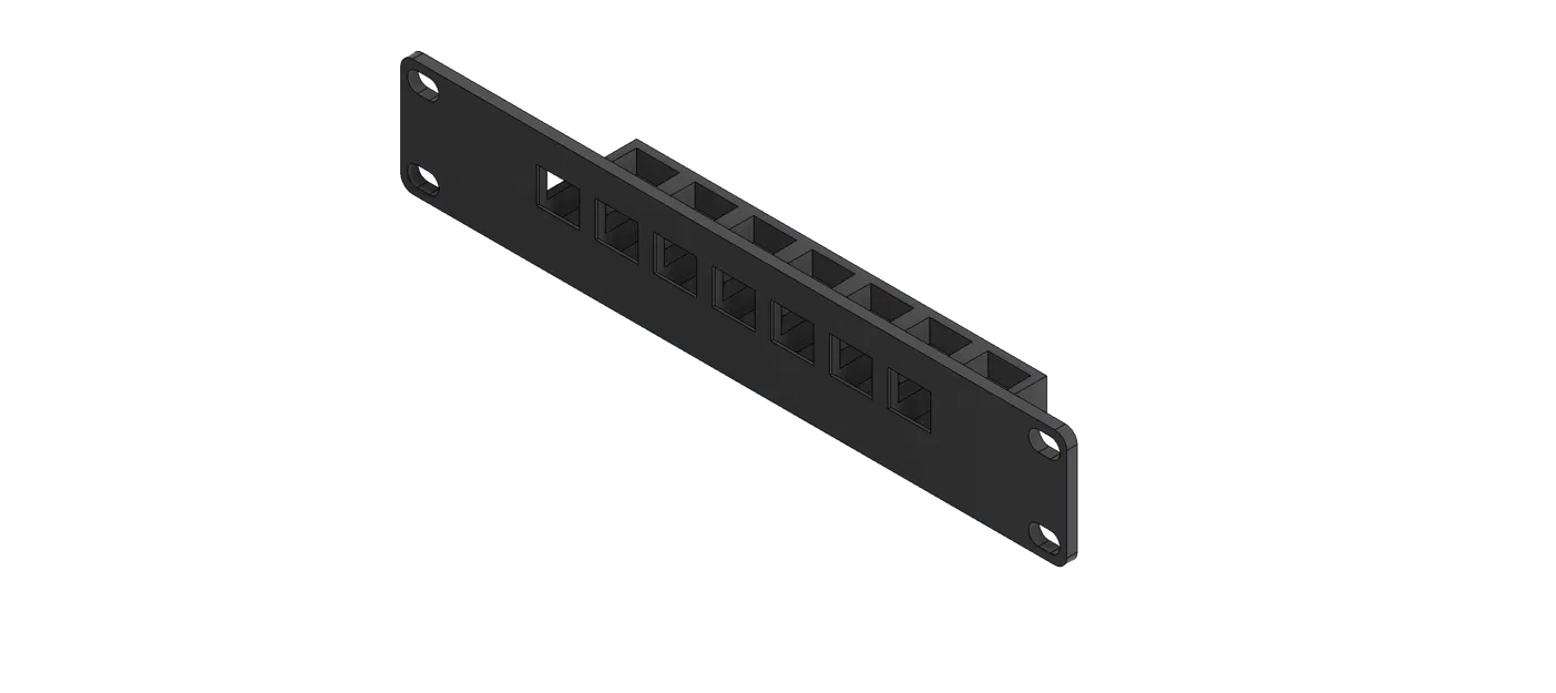 Tấm Patch Panel 10 inch cho Đầu nối Lexman Ethernet - Image 1