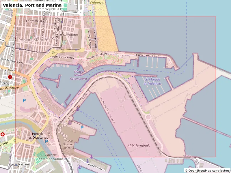 Valencia, Port and Marina, Spain - Mô hình địa hình thu nhỏ in 3D - Image 8