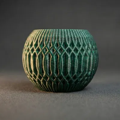 Soft Stardust – Chậu trang trí vân hình học