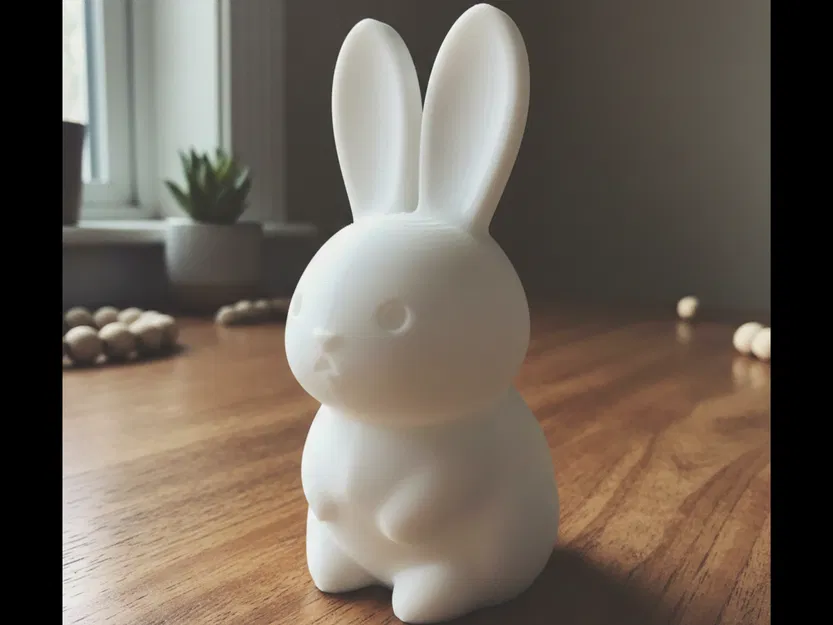 Tượng Thỏ Phục Sinh Tối Giản - Image 1