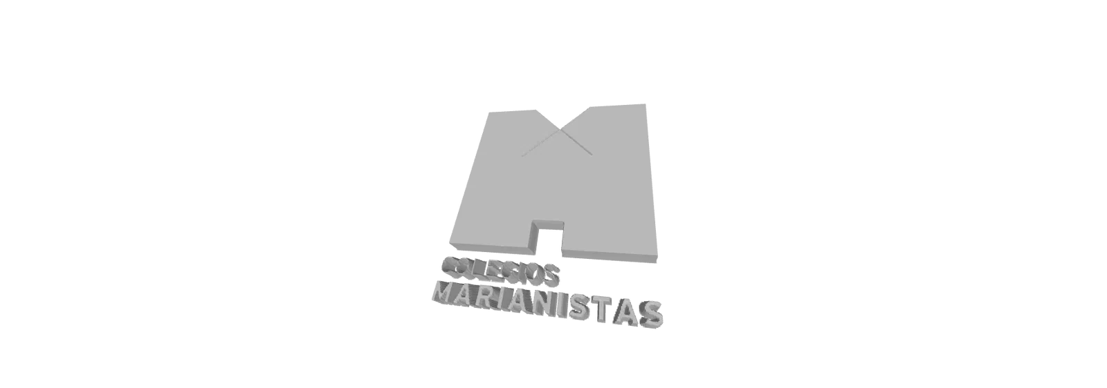 Logo Marianistas 3D - Biểu Tượng Trường Học Ý Nghĩa - Image 1