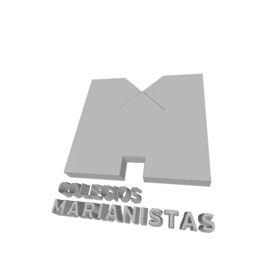 Logo Marianistas 3D - Biểu Tượng Trường Học Ý Nghĩa