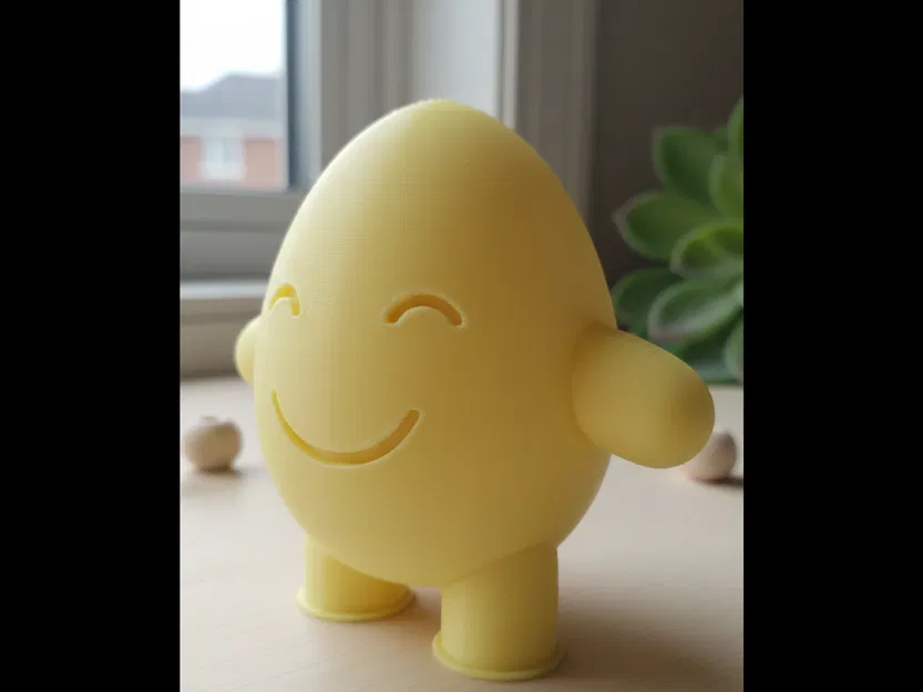 Nhân vật trứng Phục Sinh cười tươi (Smiling Easter Egg Character) - Image 1