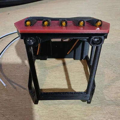 Đèn LED Mini Vàng Hổ Phách Cho Cabin Xe RC