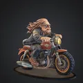 Biker – Figurine décorative (mô hình biker trang trí để in 3D) - Thumbnail 2