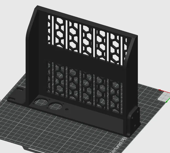 Tấm blank plate passthrough modular 19-inch kèm shelf - Image 1