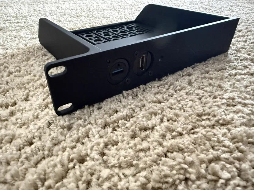 Tấm blank plate passthrough modular 19-inch kèm shelf - Image 5