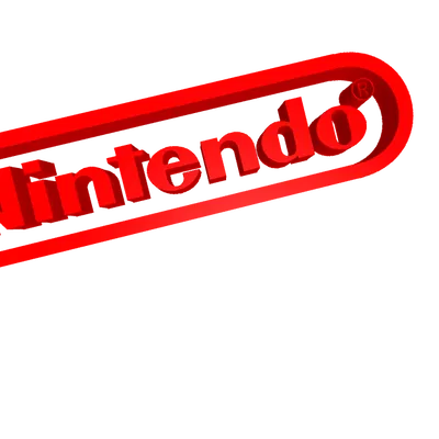 Logo Nintendo 3D - Mô Hình Trang Trí Game Thủ