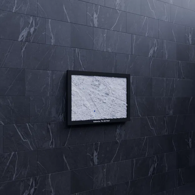 Valencia, Pla del Real, Tây Ban Nha - Mô hình 3D mini địa hình - Image 6