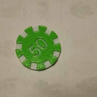 Chip Poker 3D Theo Yêu Cầu - In Theo Mệnh Giá