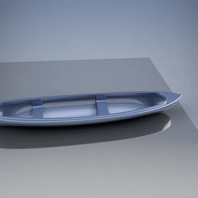 Mô Hình Thuyền Kayak 3D Sắc Xảo Để Trang Trí và Sưu Tầm