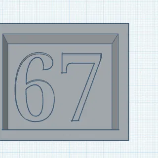 Khuôn Xà Phòng "67 Meme" Độc Đáo - Quà Tặng Sáng Tạo