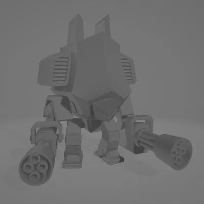 Mô Hình Robot Mecha Mini 3D - Bộ Sưu Tập Mini Mechas