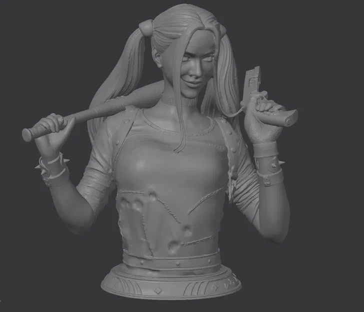 Tượng Bán Thân Harley Quinn (Harley Quinn Bust) - Image 2