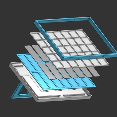 BUILDR – Bộ organizer breadboard/project modular gắn nam châm