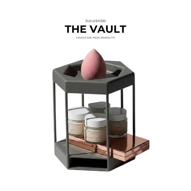 Organizador de Maquillaje // The Vault – Hộp organizer trang điểm đa năng - Image 1