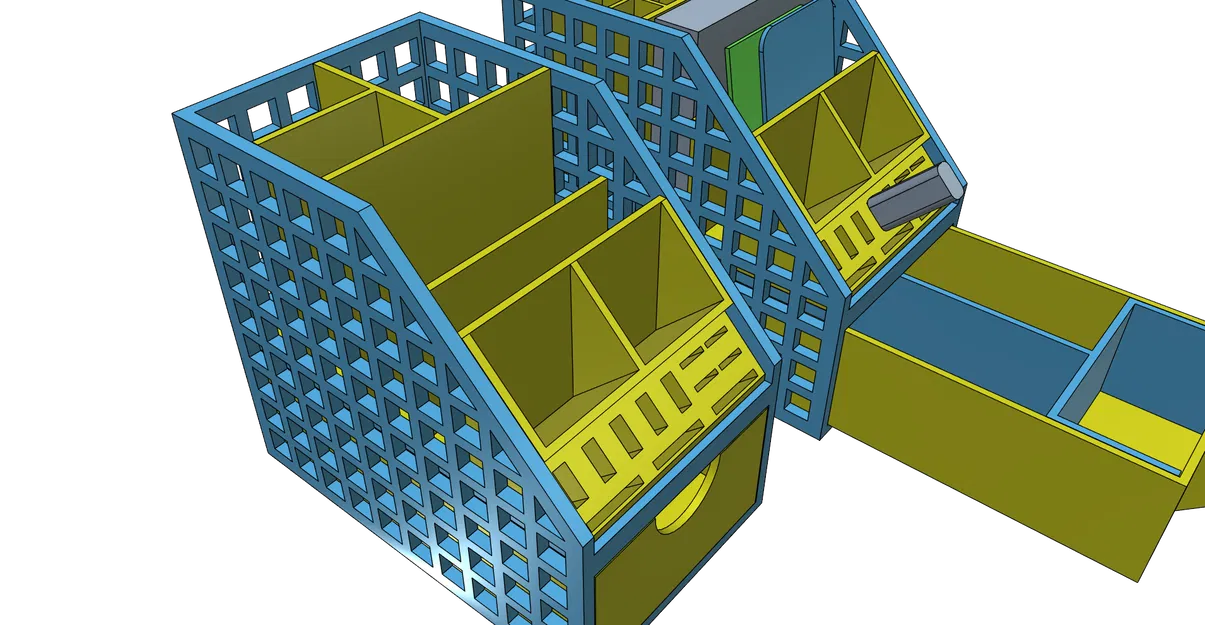 Khay organizer bàn làm việc in dễ, không cần support (đã test) - Image 1