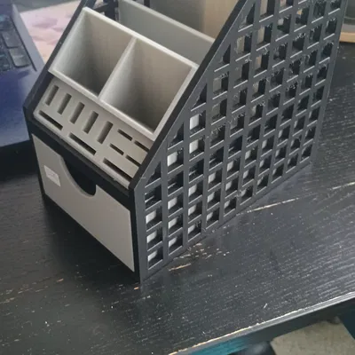 Khay organizer bàn làm việc in dễ, không cần support (đã test)