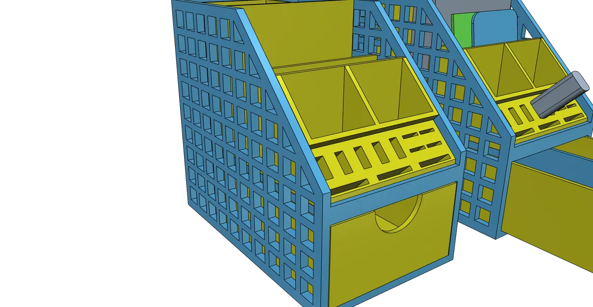 Khay organizer bàn làm việc in dễ, không cần support (đã test) - Image 4