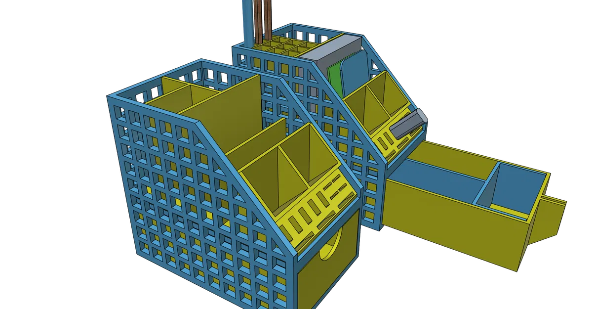 Khay organizer bàn làm việc in dễ, không cần support (đã test) - Image 5